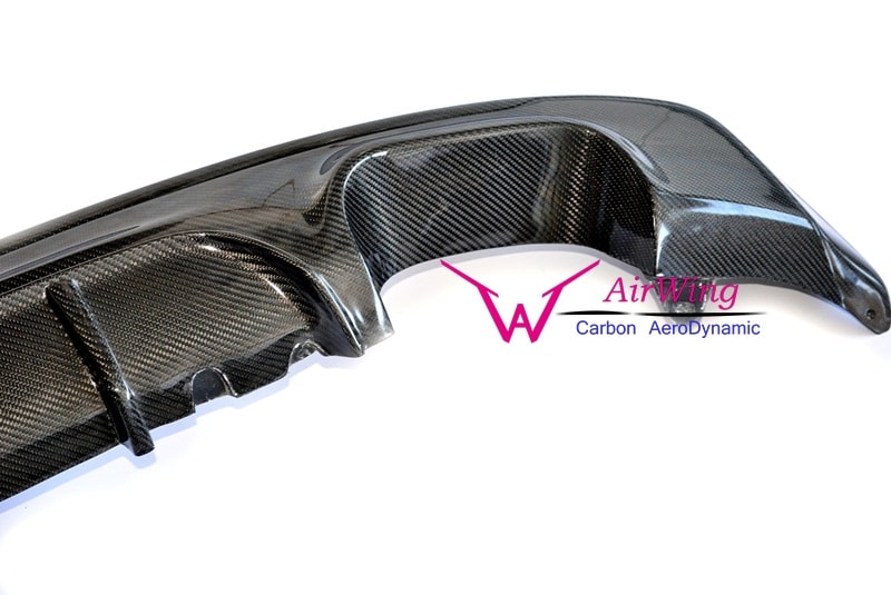 BMW F22 M-TECH Performance carbon rear diffuser- Quad 3